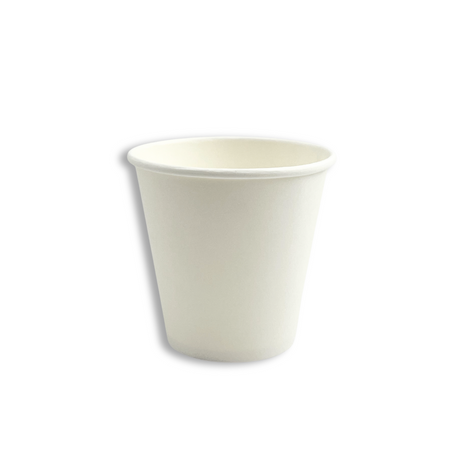 HD 8oz White Single Wall Paper Cup | 90mm Top - 1000 Pcs