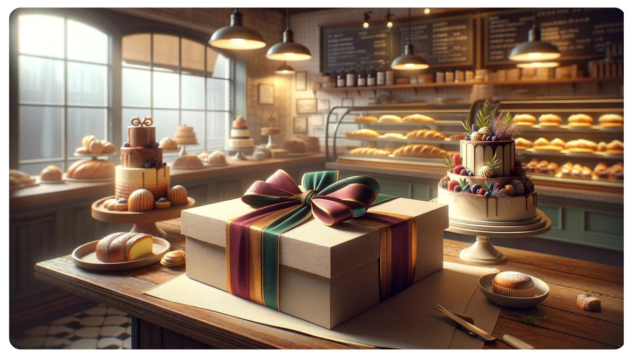 hd biopak bakery box ribbons