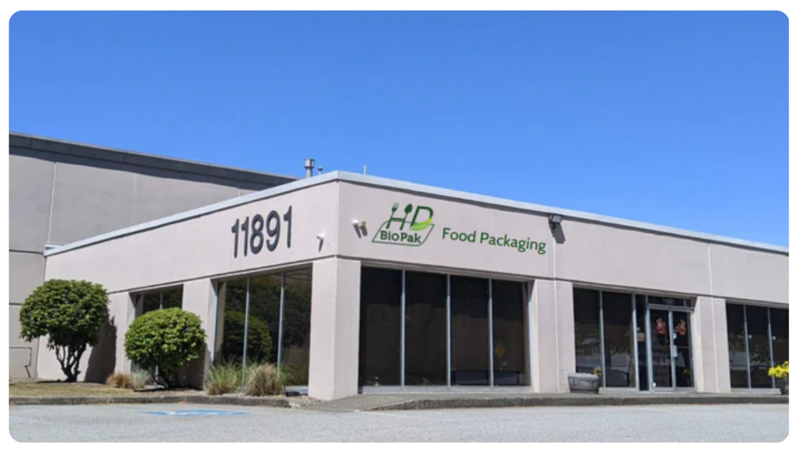 HD BioPak food packaging Canada USA Head office