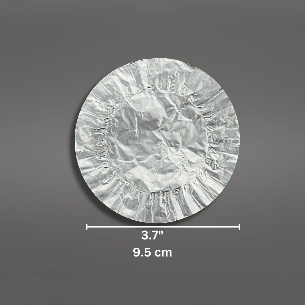 102/11 | 3.7" Aluminum Foil Tart Shell Baking Cup - size