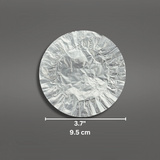 102/11 | 3.7" Aluminum Foil Tart Shell Baking Cup - size