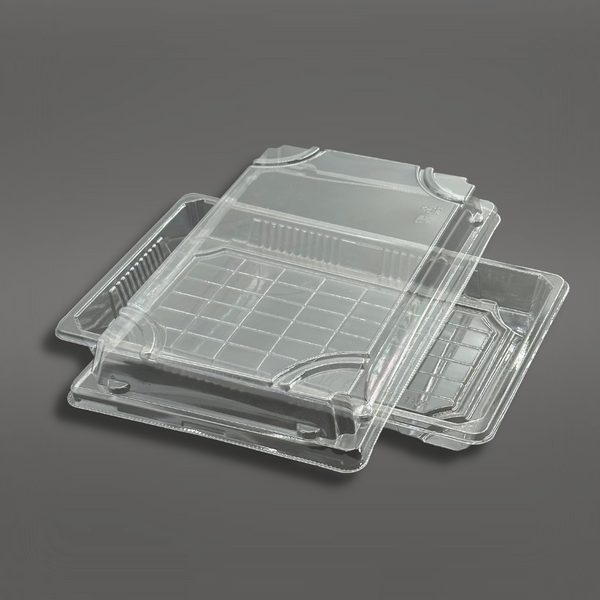 #1109 PET | Clear Sushi Tray W/ Lid | 8.46