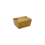 #1 | 26oz Eco-friendly Kraft Foldable Paper Box | 4.33x3.54x2.5" - close