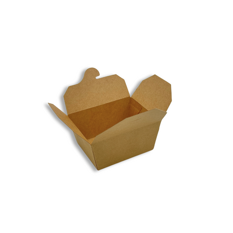 #1 | 26oz Eco-friendly Kraft Foldable Paper Box | 4.33x3.54x2.5" - 200 Pcs