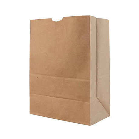HD-12717 | Recyclable Paper Kraft Bag With No Handle | 12x7x17" - 300 Pcs
