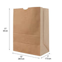  Recyclable Paper Kraft Bag With No Handle size description