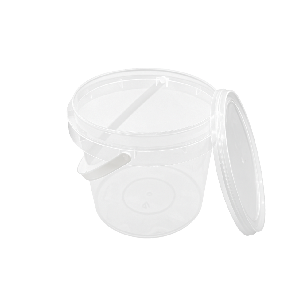 Plastic buckets with lids for food online storage