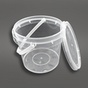 1500ml PP Takeout Plastic Drink Buckets with Lid - 100 Pcs-display