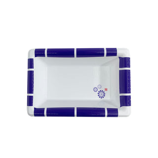 #1510 PET Blue Rectangular Dish Container - 500 Pcs - HD Bio Packaging