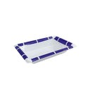 #1510 PET Blue Rectangular Dish Container - 500 Pcs - HD Bio Packaging