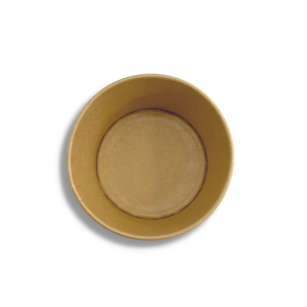 #15B | 15oz Eco-friendly Kraft Paper Soup Cup (Base Only) - 300 Pcs-top