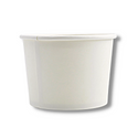 #80243 | 16oz Eco-friendly White Paper Soup Cup (Base Only) | Fit 115mm Lid - 500 Pcs