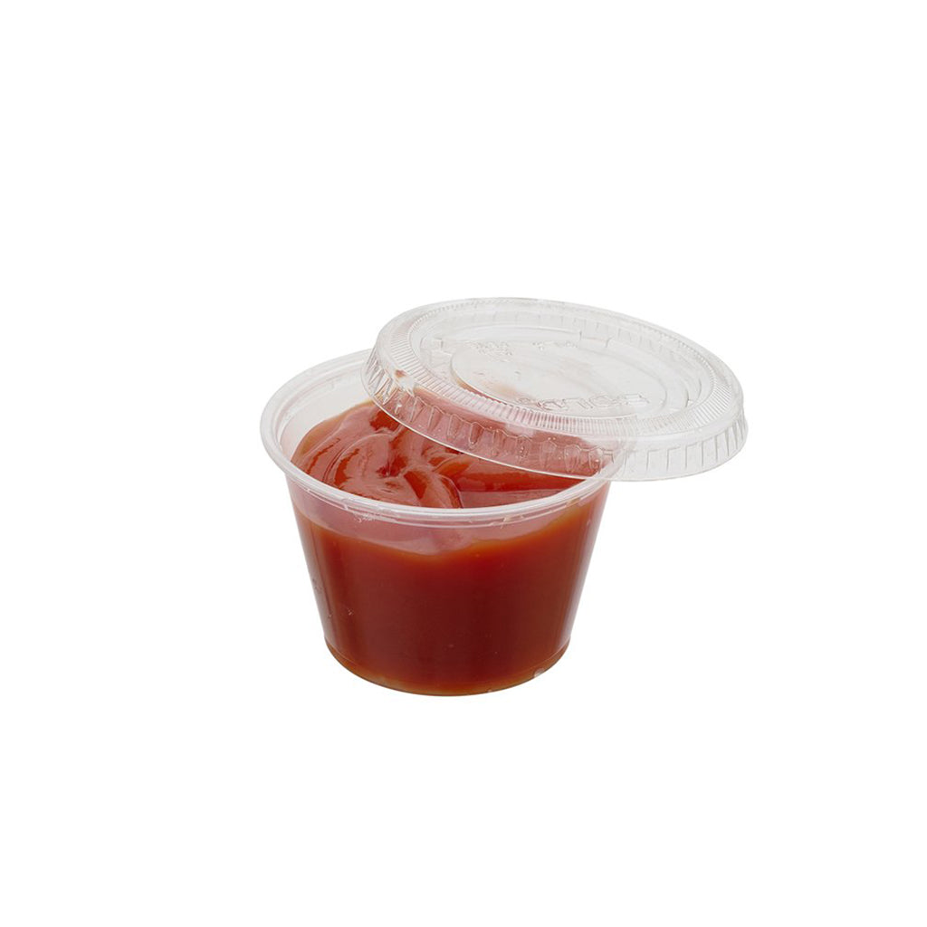XT 1oz PP Clear Sauce Cup (Base Only) - 2500 Pcs