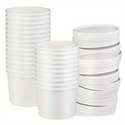 #20D | 20oz Eco-friendly White Paper Soup Cup (Base Only) - With Paper Lid