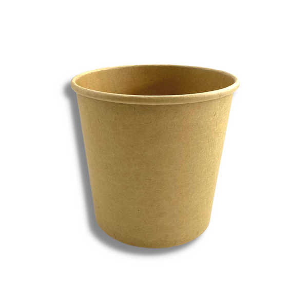 #26B | 26oz Eco-friendly Kraft Paper Soup Cup (Base Only) - 500 Pcs-front