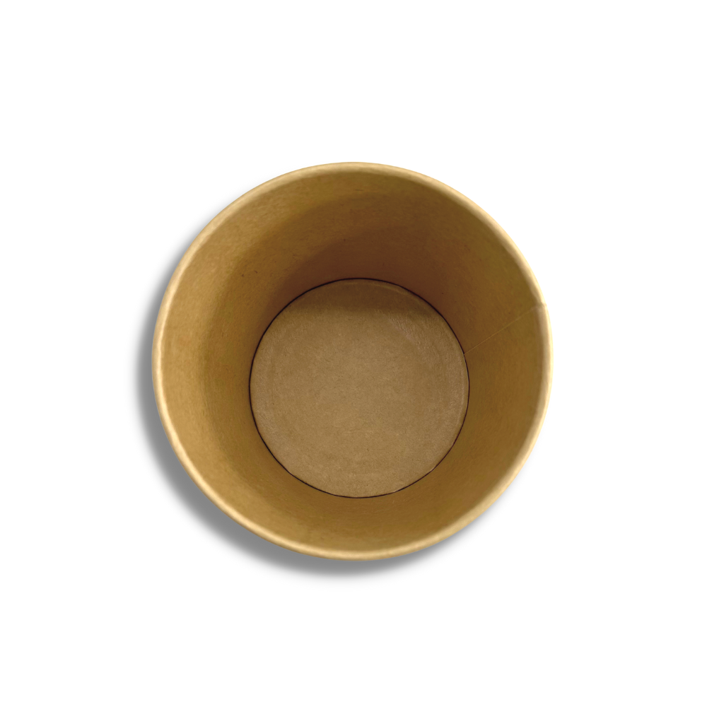 #26B | 26oz Eco-friendly Kraft Paper Soup Cup (Base Only) - 500 Pcs-top