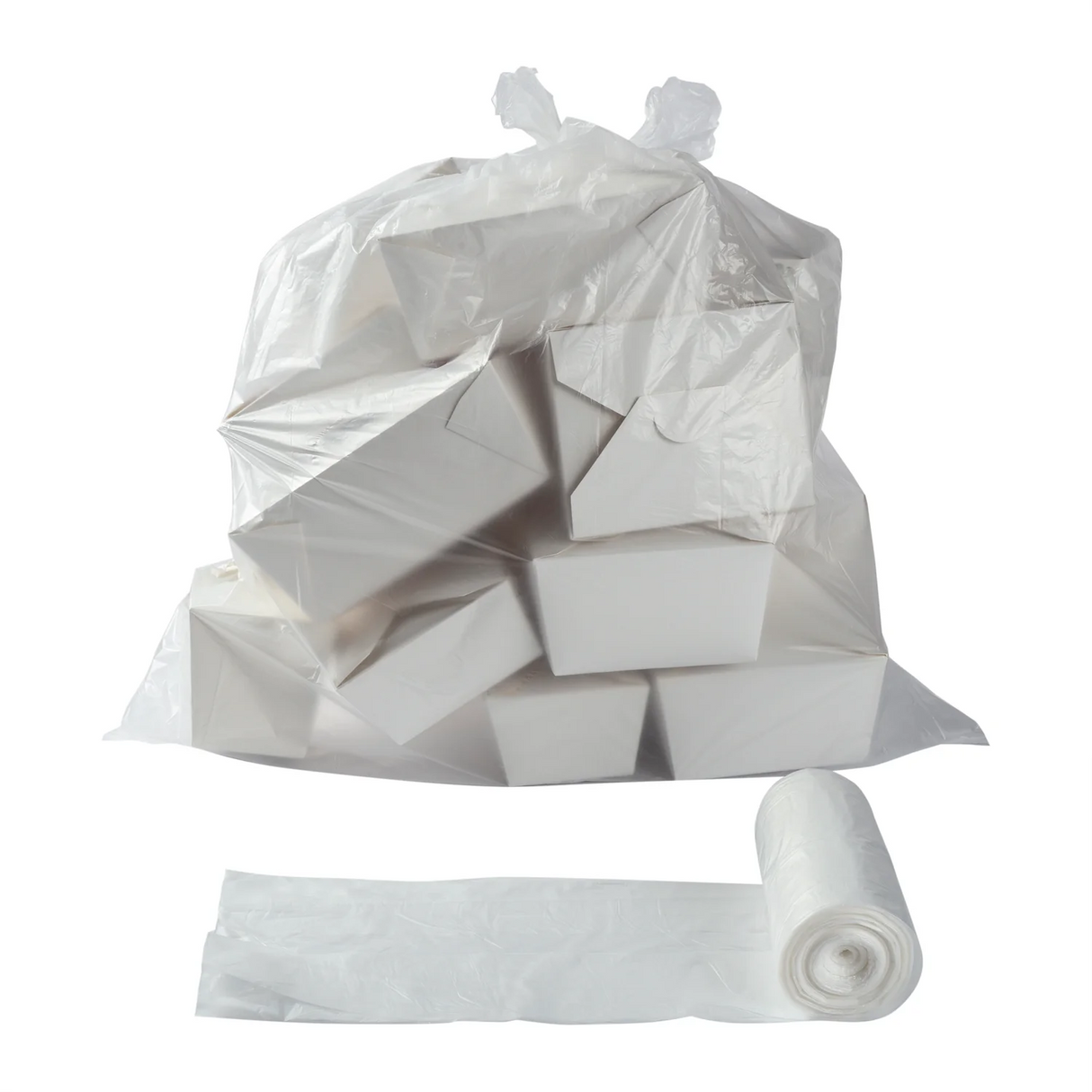 26x36" X-Strong Clear Garbage Bag - 150 Pcs