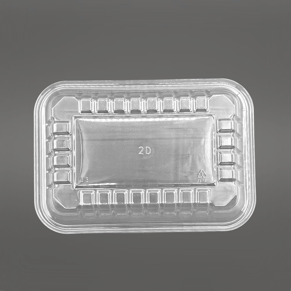#2D PET | Clear Sushi Tray | 7.68x5.12x1.18" - 500 Sets-bottom