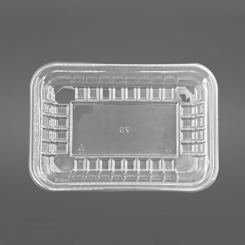 #2D PET | Clear Sushi Tray | 7.68x5.12x1.18" - 500 Sets-top