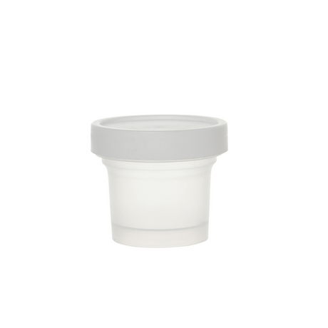 3oz Frosted Dessert Cup W/ White Cup - 200 Sets