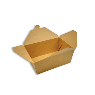 #4 | 96oz Eco-friendly Kraft Foldable Paper Box | 7.76x5.5x3.5