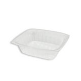 H079 | 24oz Clear Rectangular Salad Take Out Containers W/ Lid - 300 Sets