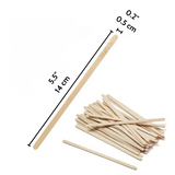 5.5 Compostable Wooden Coffee Stir Stick - Szie