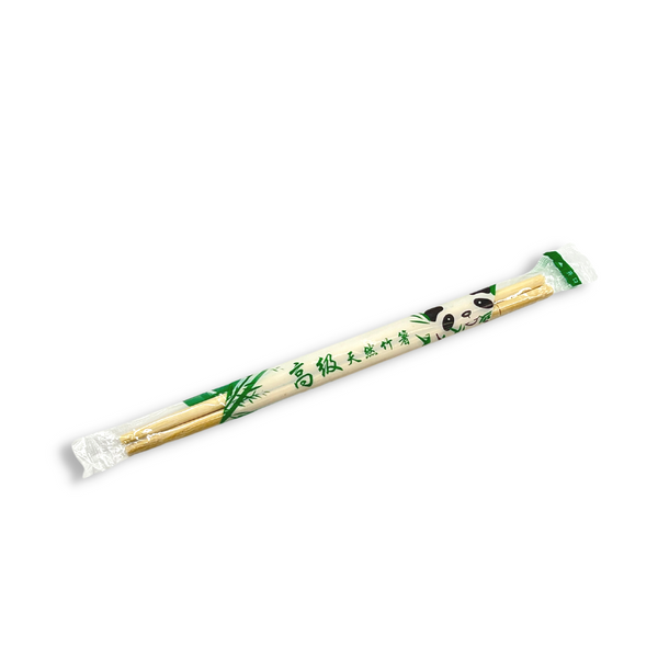 5.5mm Individually Wrapped Bamboo Chopsticks - 3000 Pcs
