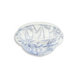 #550 | 18oz Microwaveable Blue Maple Donburi Bowl W/ PET Lid - 300 Sets