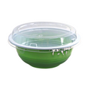#550 | 18oz Microwaveable Green Donburi Bowl W/ PET Lid - 300 Sets - HD Bio Packaging
