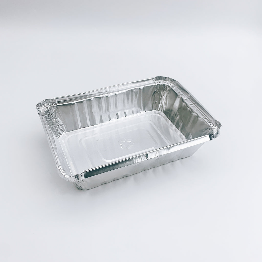 #51020-G | 8x5" Aluminum Foil Container Baking Foil Pan (Base Only) - 500 Pcs - HD Bio Packaging