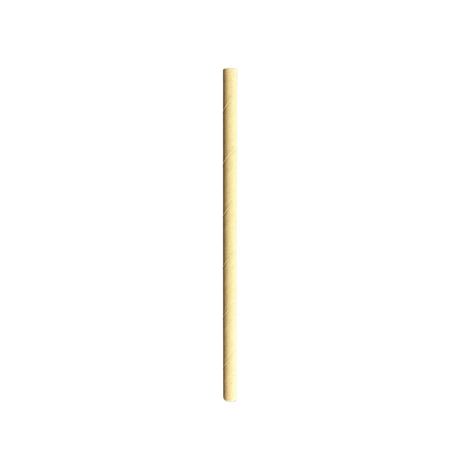 6x150mm Eco-friendly Kraft Paper Cocktail Straw (Individually Wrapped) - 6000 Pcs