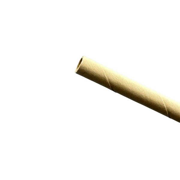 6x150mm Eco-friendly Kraft Paper Cocktail Straw (Individually Wrapped) - detail