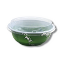 #700 | 24oz Microwaveable Green Donburi Bowl W/ Lid - 300 Sets - HD Bio Packaging