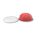 #700 | 24oz Microwaveable Red Donburi Bowl W/ PET Lid - bottom up