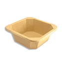 #750S | 25oz Eco-friendly Kraft Square Paper Container (Base Only)