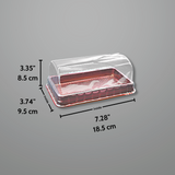 (24% OFF SALE) 7" Swiss Roll Cake Box W/ Lid - size