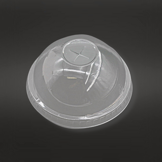 98mm PET Clear Round Dome Lid | Fit HD-12/HD-16/HD-20/HD-24 Cup - 1000 Pcs