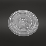 98mm PET Clear Round Flat Lid | Fit HD-12 to HD-24 Cup - 1000 Pcs