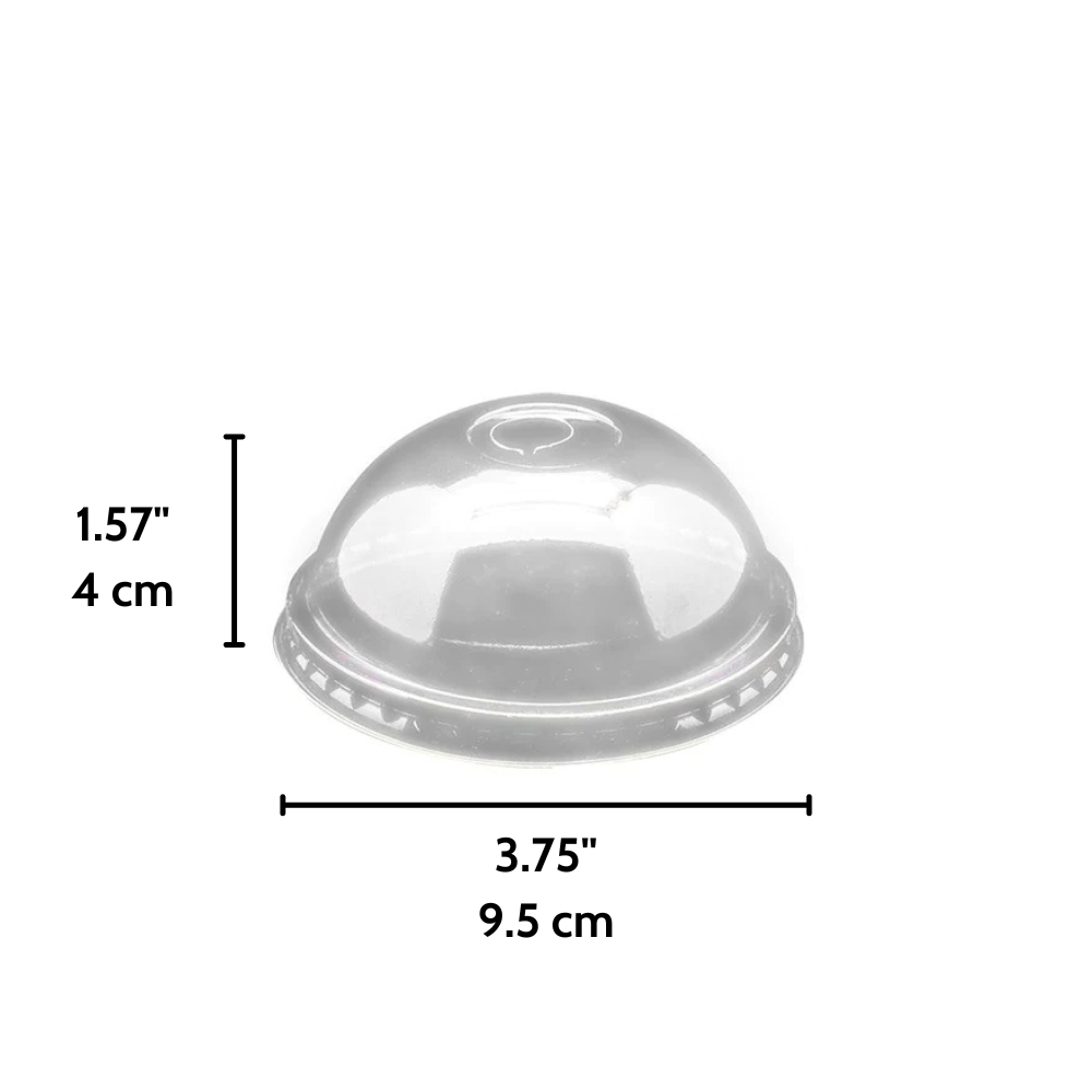 C95-BH  95mm Clear Anti-Fog Dome Lid  Fit YS-360YS-500YS-700 Cup - Size