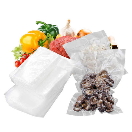 CE30812 | 3mil Clear Vacuum Bag | 8x12" - With Food