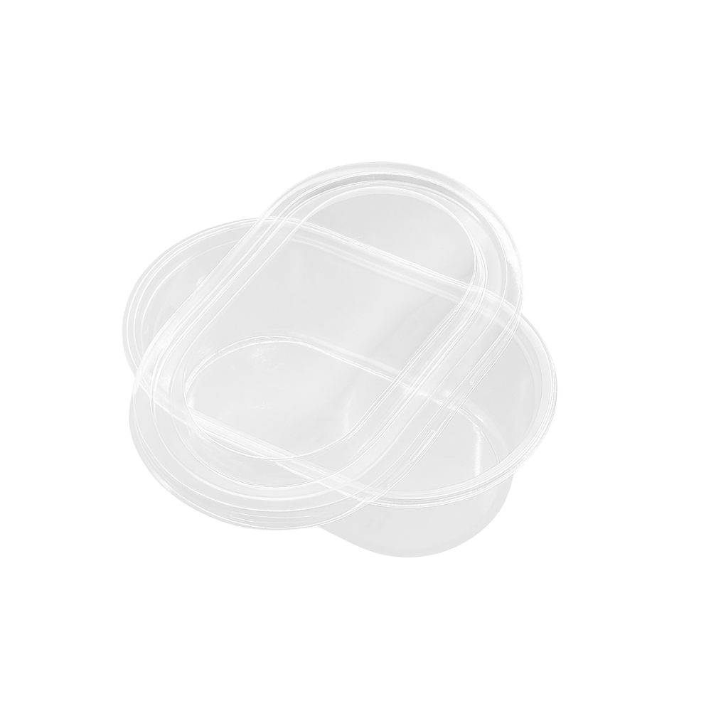 CL-150G | 14oz Oval Clear Plastic Mousse Container W/ Lid – HD Bio ...