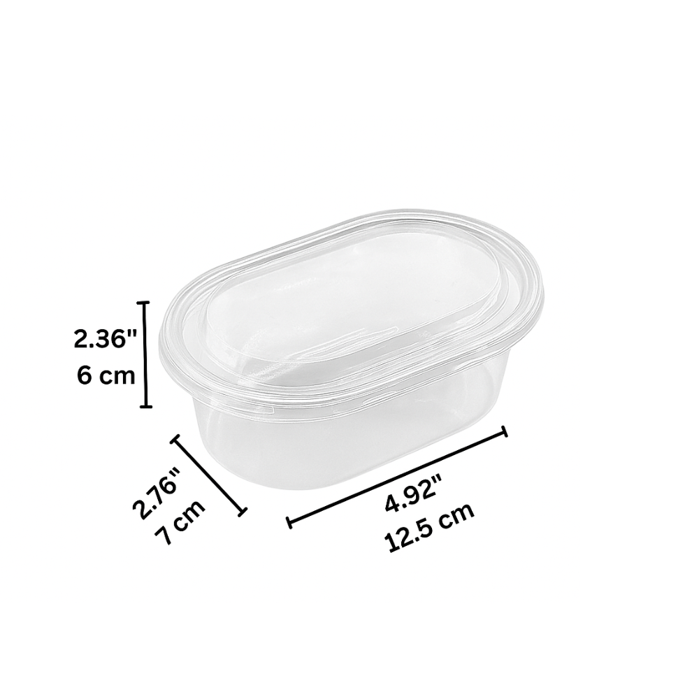 Clear plastic discount containers