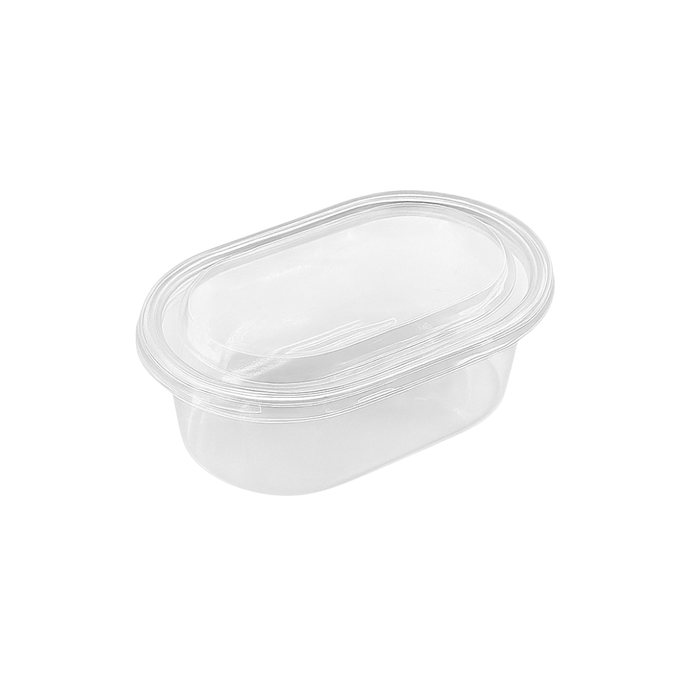 Clear plastic discount containers with lids