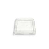 Clear PET Clear Square Cake Box W/ Lid | 3.54x3.35x3.86" - base