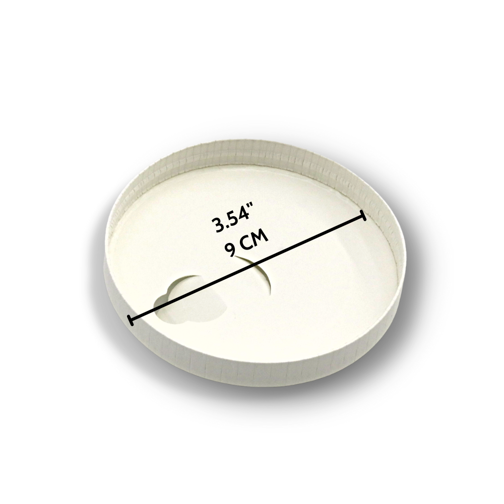 D90 90mm Reclosable White Paper Lid | Fit 10/12/16/20oz Hot Paper Cup ...