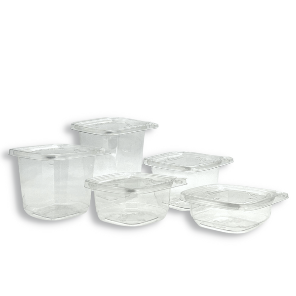 DC PET Clear Safety Lock Square Container-Whole Series