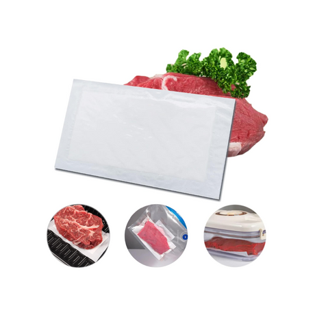 DLAC40 | 4x6.5" White Dri-Loc Pad Meat Absorbent Pad - 2000 Pcs