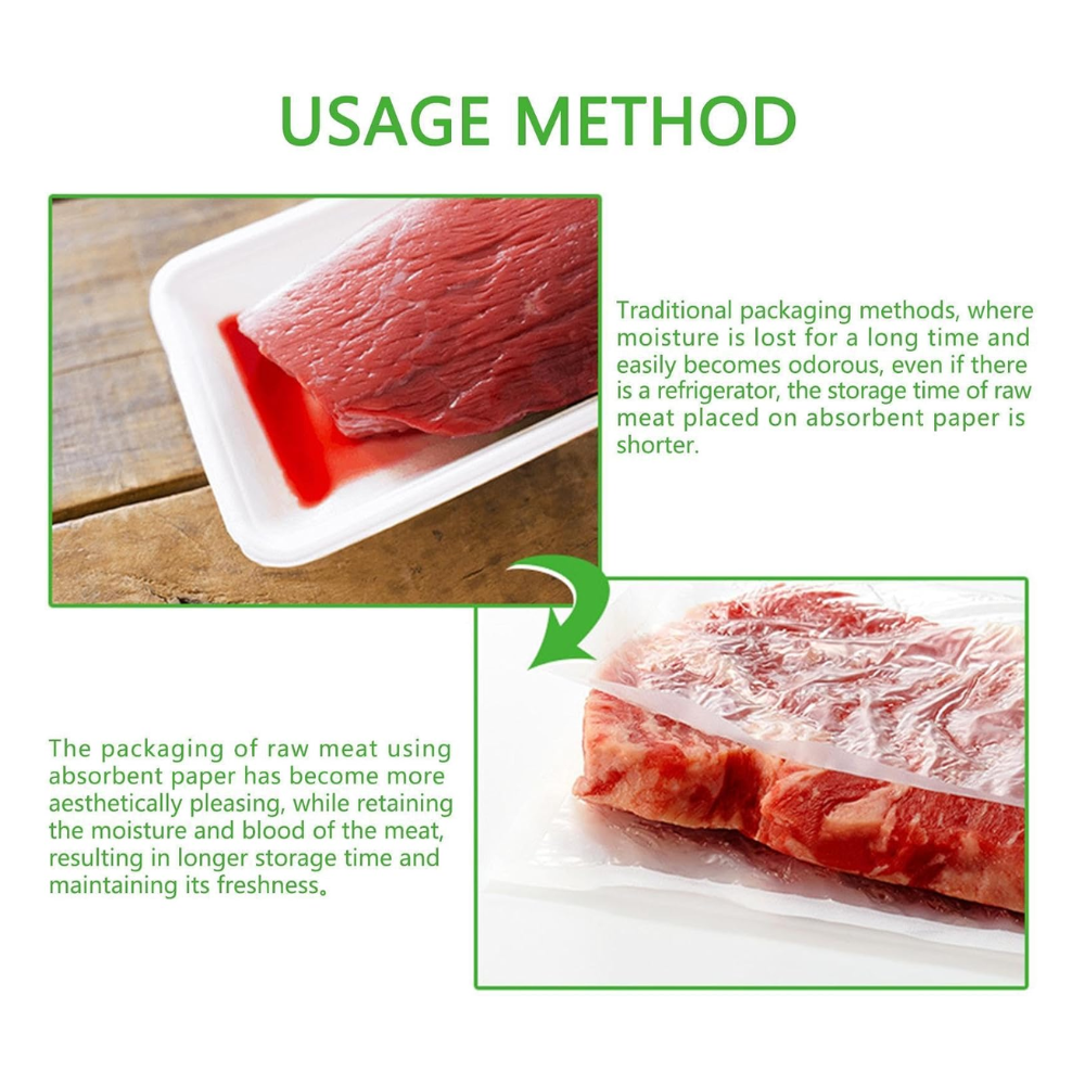 Meat Absorbent DLAC40 | 4x6.5