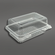 F1003 | Clear Rectangular Hinged Container | 8.43x6.1x3.74" - 200 Pcs